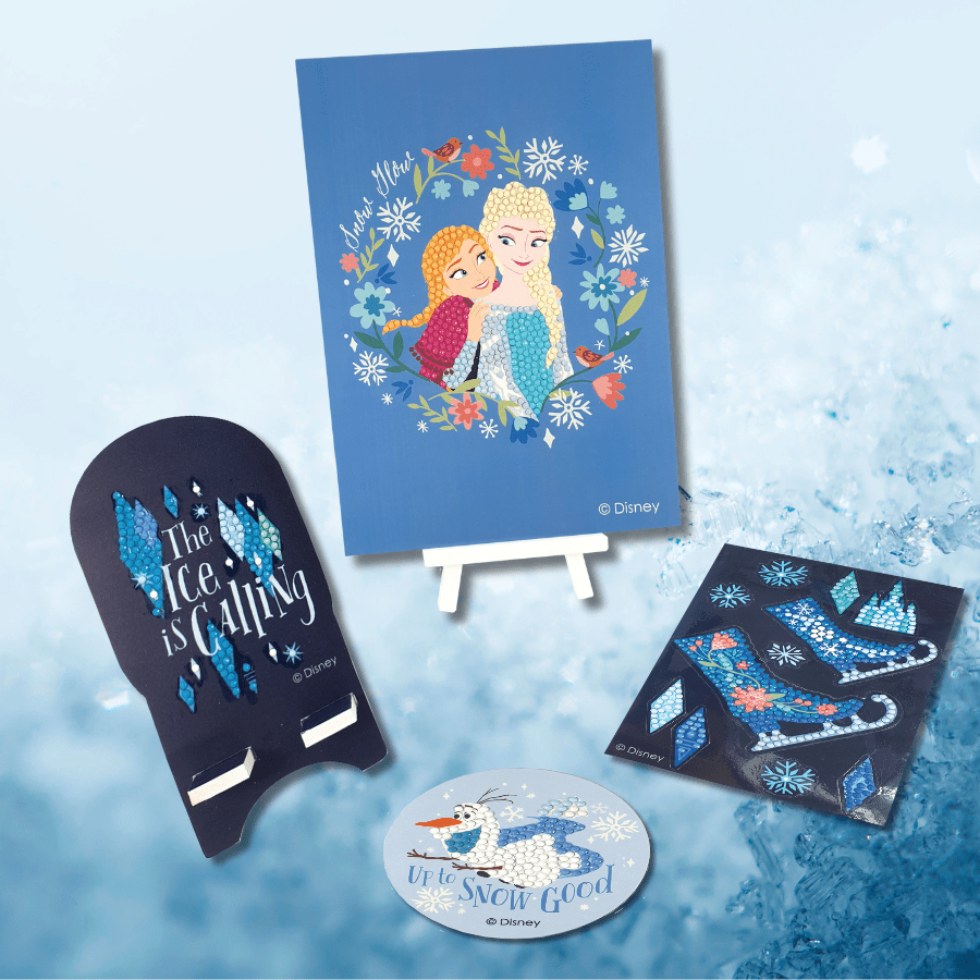 Elsa Anna Olaf Crystal Art Mega Activity Set Disney 7