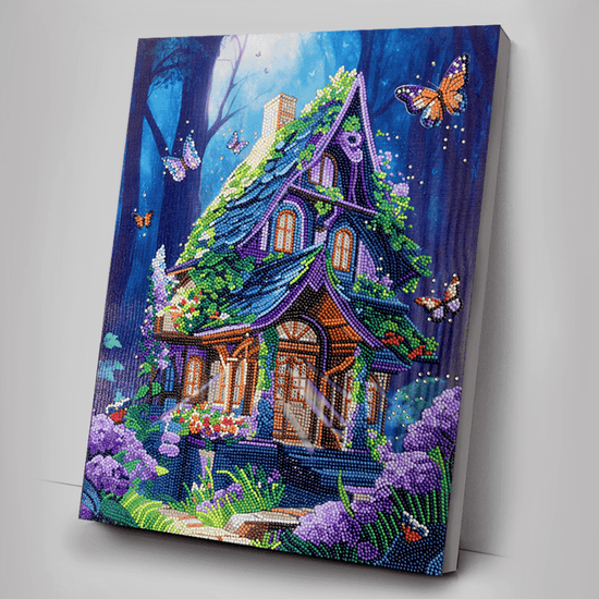 Fantasy House Crystal Art Canvas Kit 35x45 9