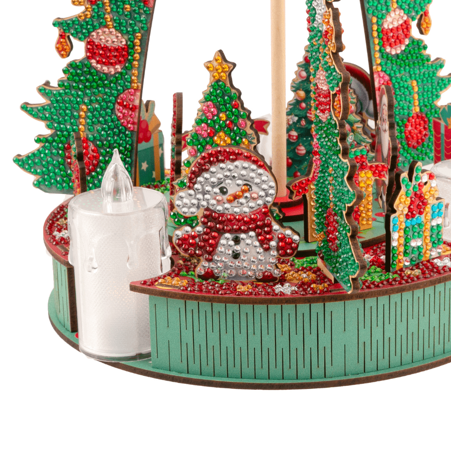 Festive Windmill 3D Crystal Art Decoration Kit 1
