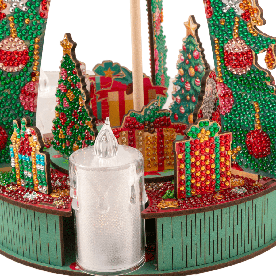 Festive Windmill 3D Crystal Art Decoration Kit 2