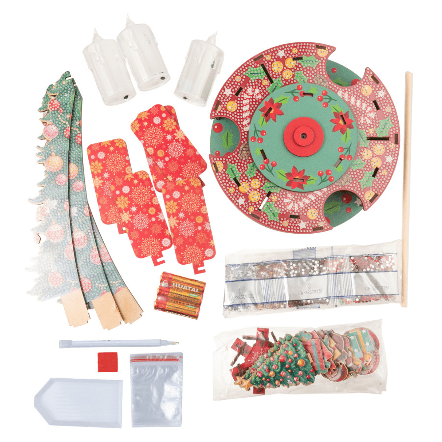 Festive Windmill 3D Crystal Art Decoration Kit 8