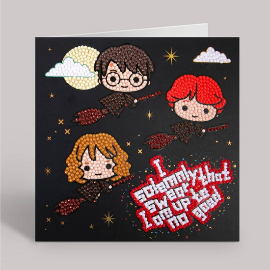 Harry Potter Crystal Art 18x18cm Greeting Card Bundle x 8