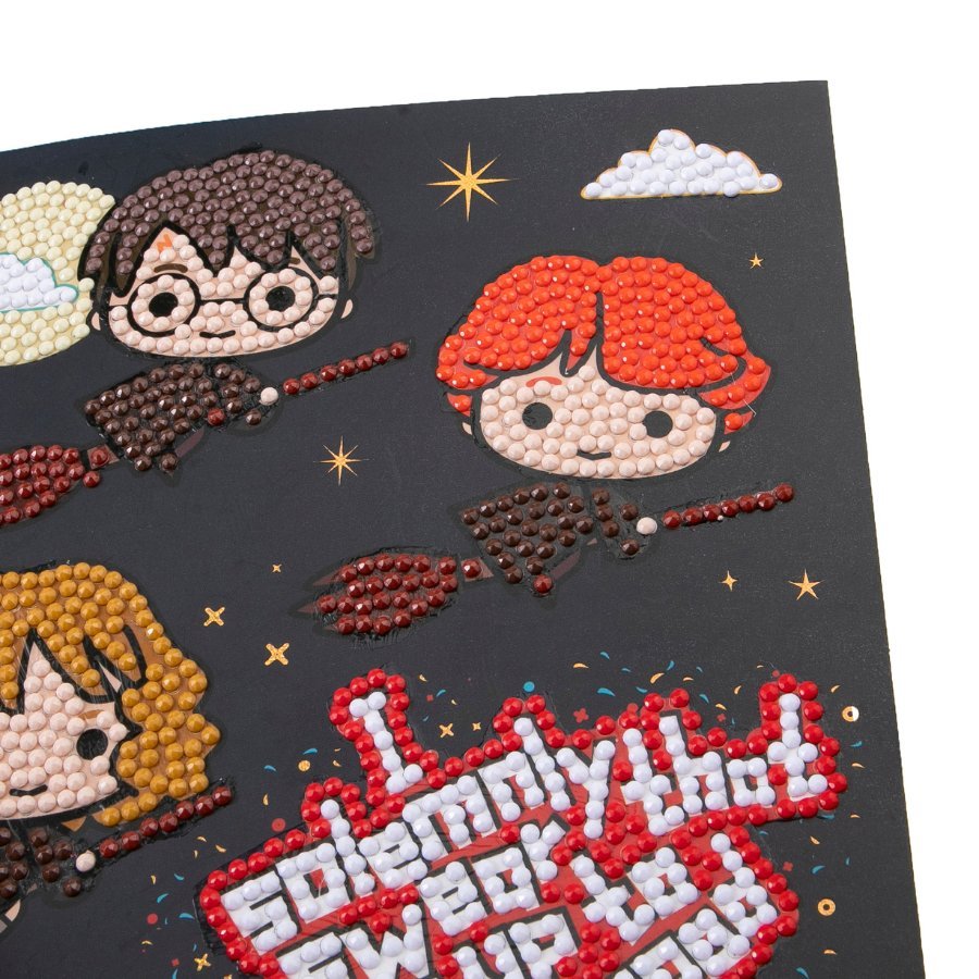 Harry Potter Crystal Art 18x18cm Greeting Card Bundle x 8