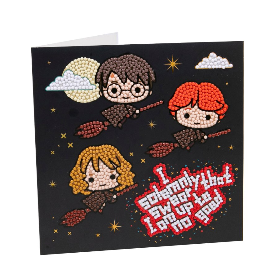 "Flying High" Crystal Art Card Front