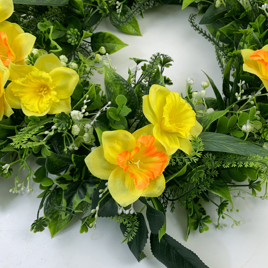 Forever Flowerz Wreath Narcissus 6