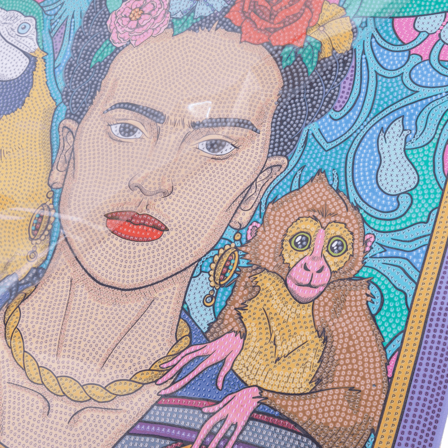 Frida Kahlo Crystal Art Scroll Kit 40x50 2