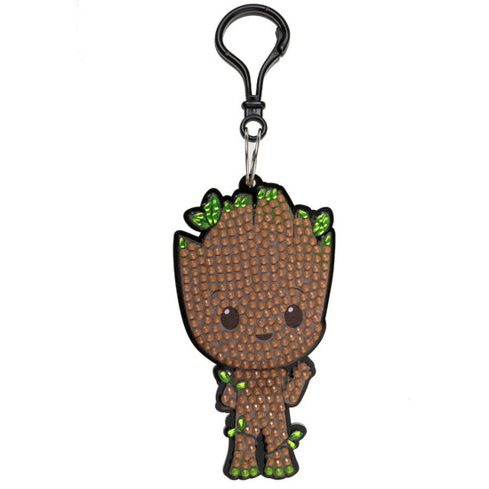 "Groot" Crystal Art Backpack Charm Kit MARVEL Front