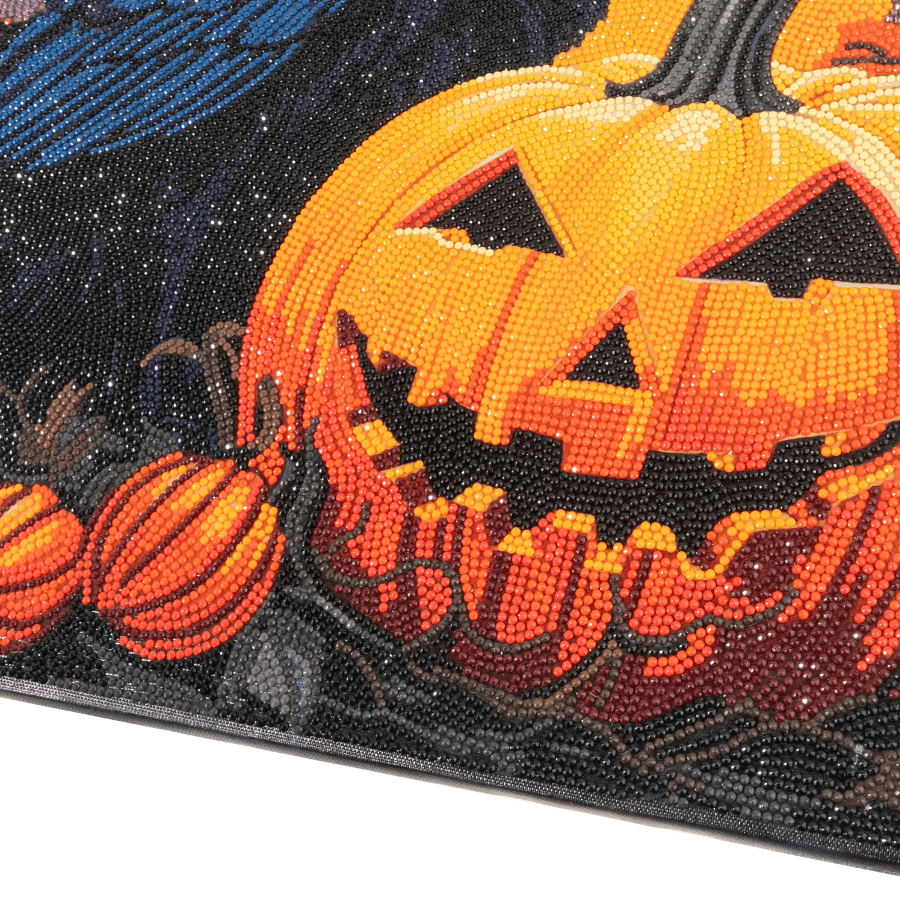 Halloween Cat Crystal Art Canvas Kit 40x50 8