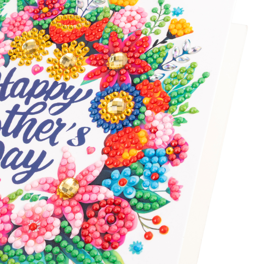 Happy Mothers Day Crystal Art Card Kit 15x15 2