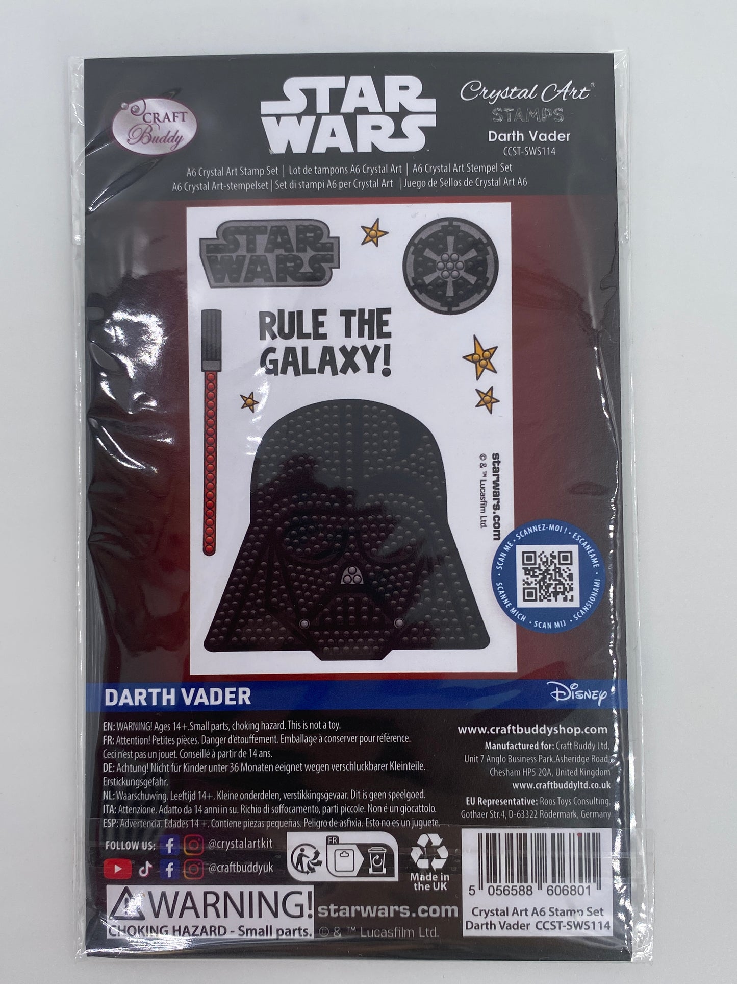 "Darth Vader" Crystal Art A6 Stamp Set