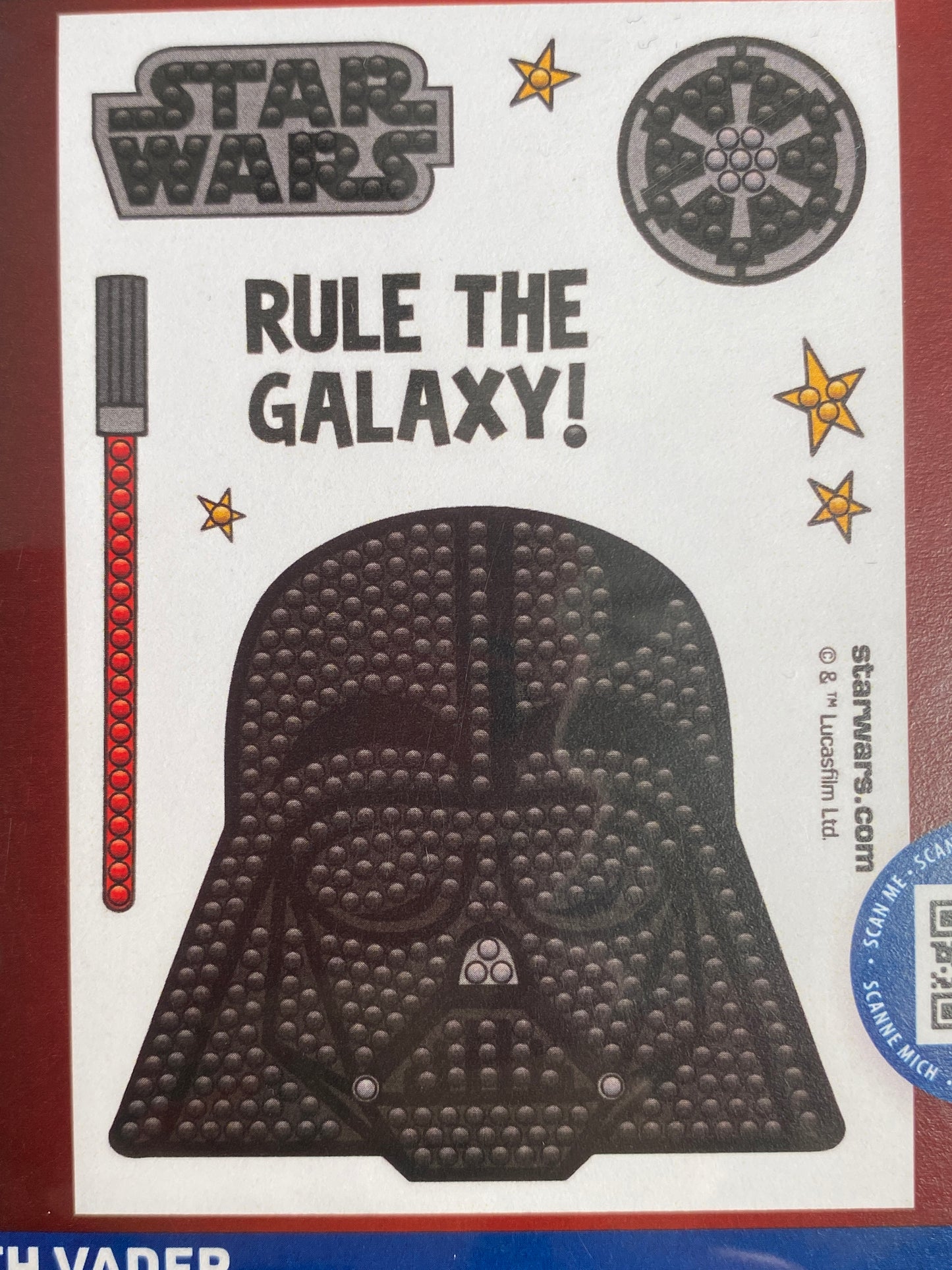 "Darth Vader" Crystal Art A6 Stamp Set