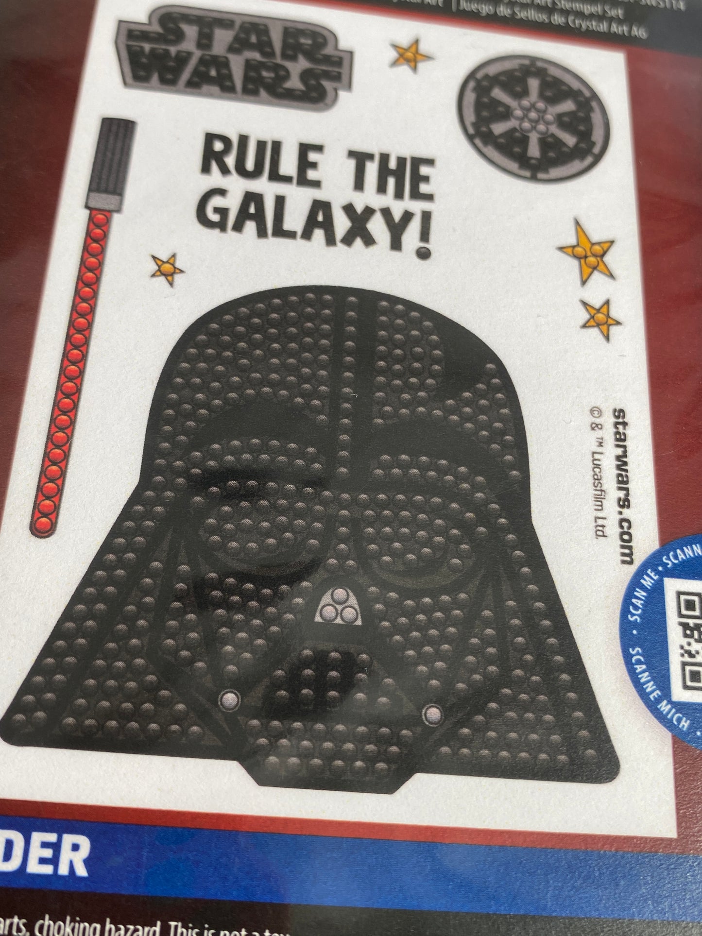 "Darth Vader" Crystal Art A6 Stamp Set
