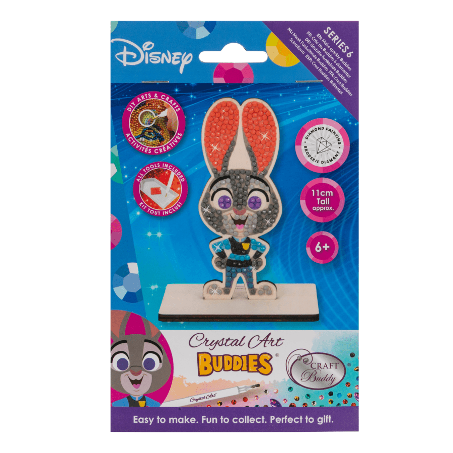 Judy Hopps Crystal Art Buddies Zootopia Series 6 pack