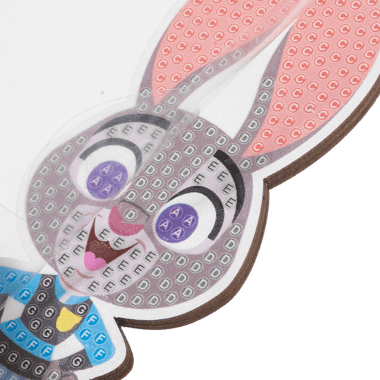 Judy Hopps Crystal Art Buddies Zootopia Series 6 template