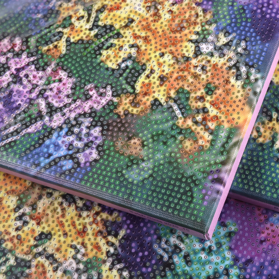 Lavender Valley Crystal Art Canvas Triptych