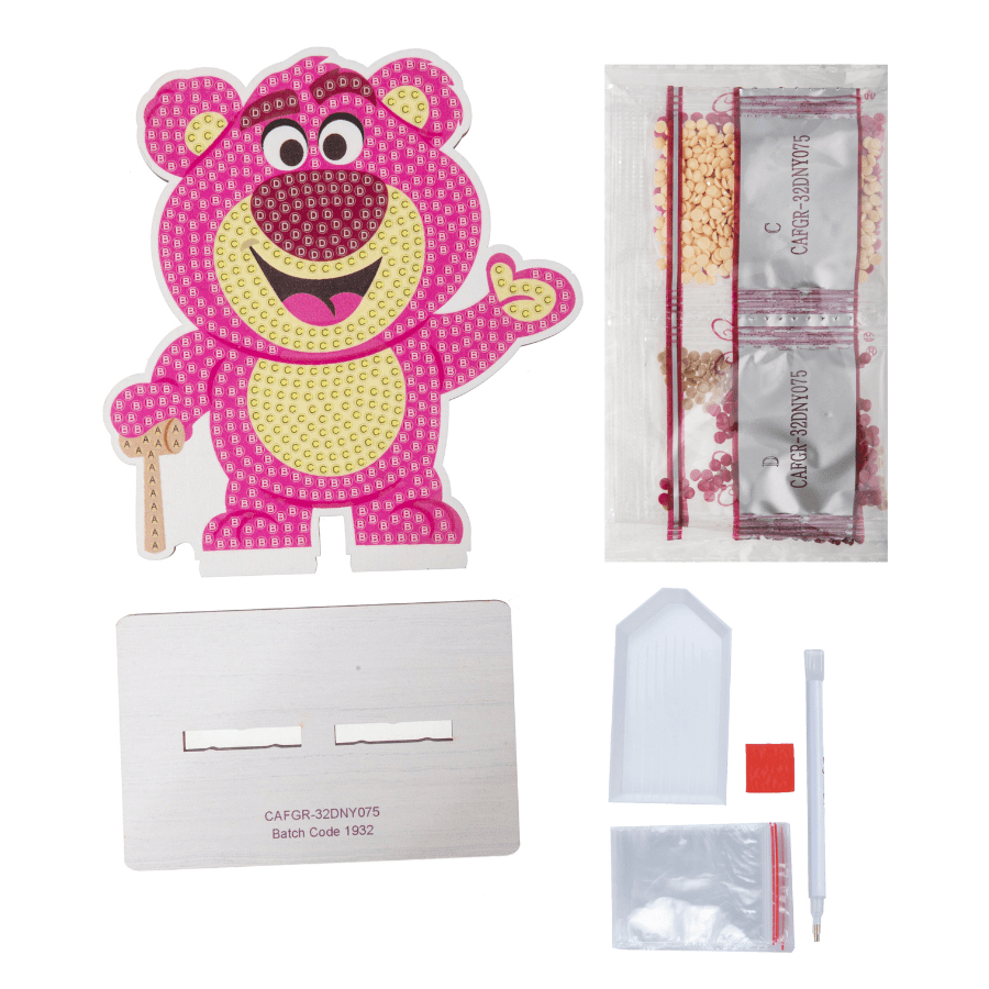 Lotso Crystal Art Buddies Toy Story Series 6 contents