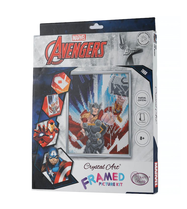 Thor Crystal Art Framed Picture Kit 21x25m