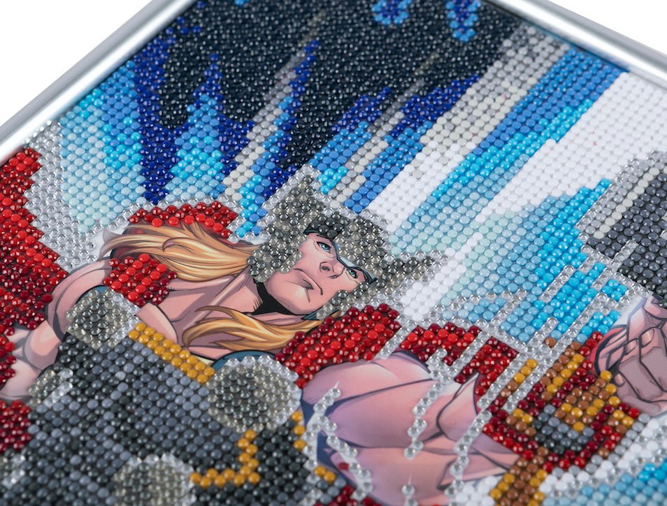 Thor Crystal Art Framed Picture Kit 21x25m
