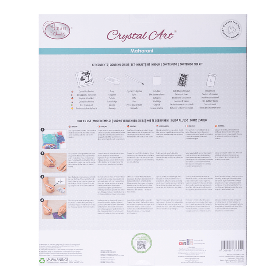 Maharani Crystal Art Canvas Kit 40x50 1