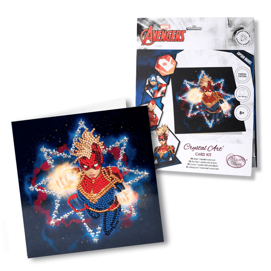 MARVEL Crystal Art Cards Set of 6