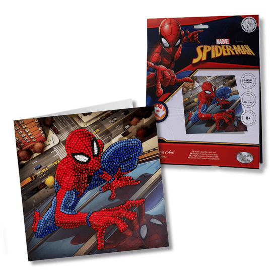 Set of 3 Marvel Crystal Art Cards