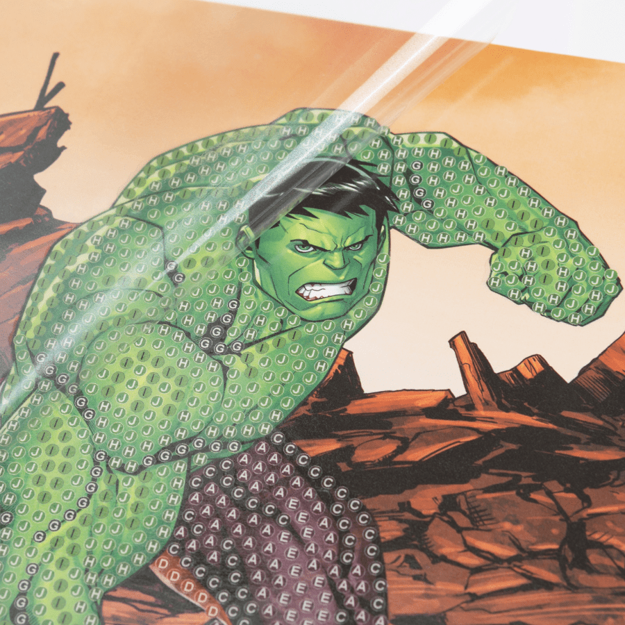 Set of 3 Marvel Crystal Art Cards