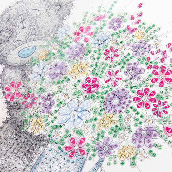 "Someone Special" Tatty Teddy Crystal Art Card - 18x18cm Before