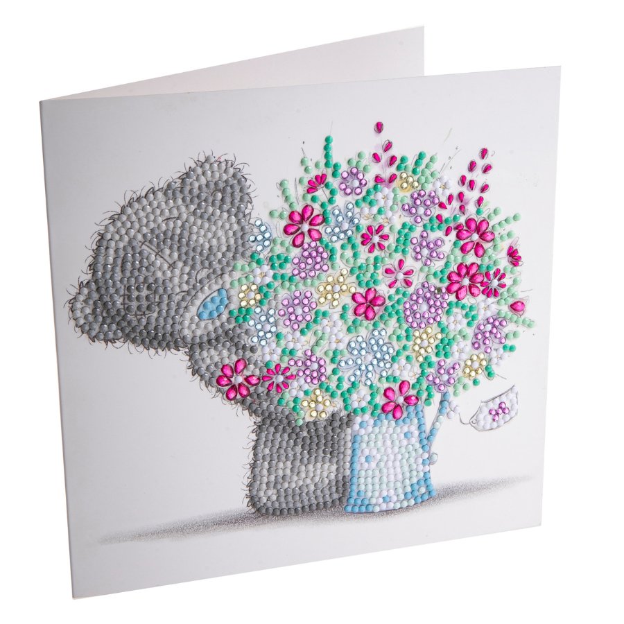 "Someone Special" Tatty Teddy Crystal Art Card - 18x18cm Front 