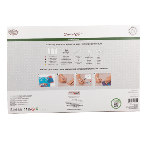 Nativity Crystal Art Fold Out Decoration