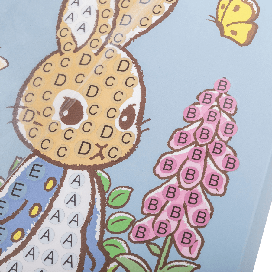 Peter Rabbit Crystal Art Junior Canvas Kit 2