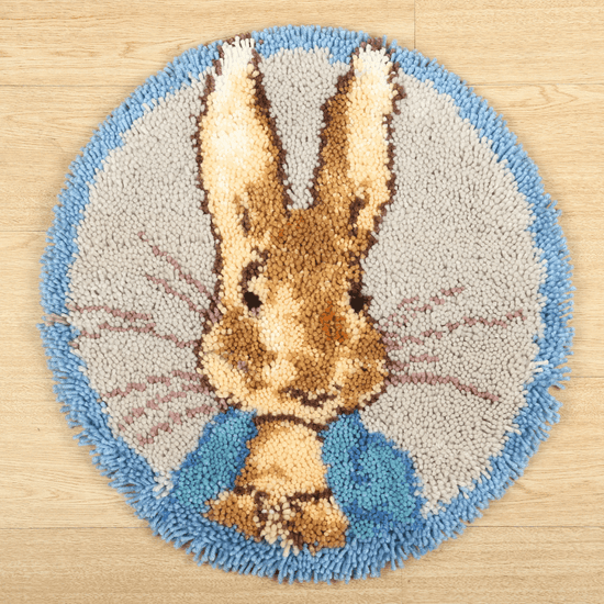 Peter Rabbit Latch Hook Round Rug 50x50 1