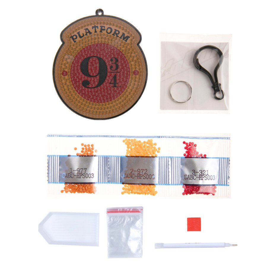 Platform 9-3/4 Crystal Art Bag Charm Kit Harry Potter 3
