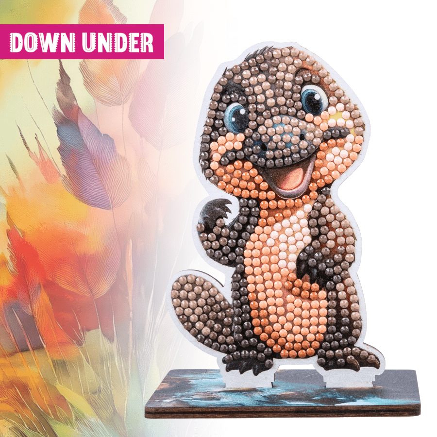 Platypus Crystal Art Wildlife Buddies down under
