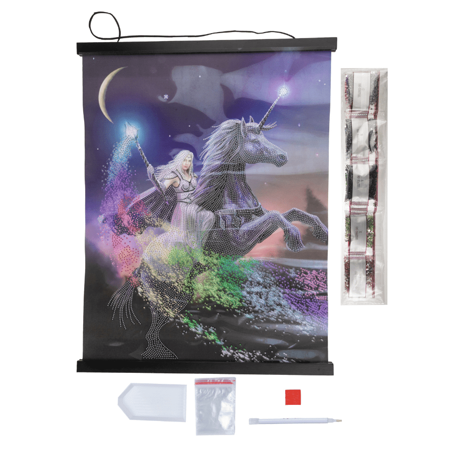 Rainbow Magic Crystal Art Scroll Kit 40x50 1