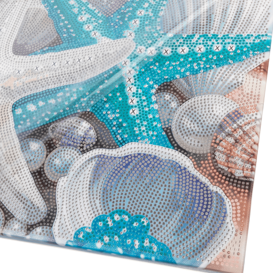 Seaside Treasures Crystal Art Framed Canvas Kit 40x50cm