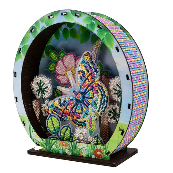"Spring" Crystal Art LED 3D Scene Kit Side Light Off