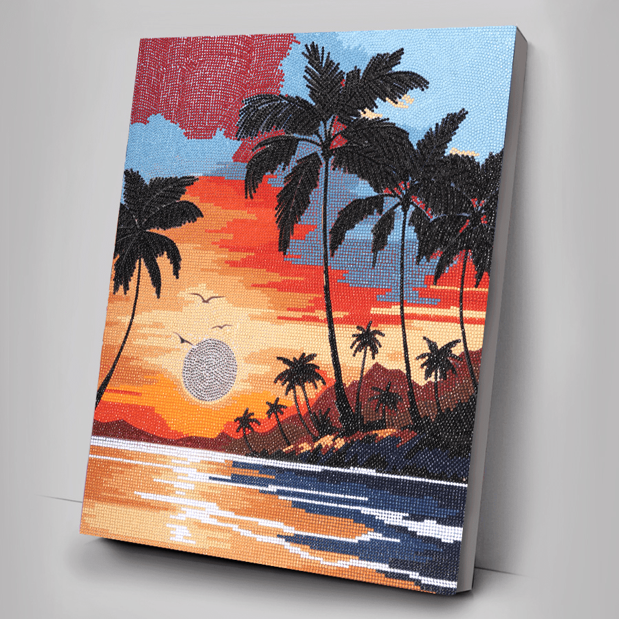 Sunset Dreams Crystal Art Canvas Kit 40x50 12