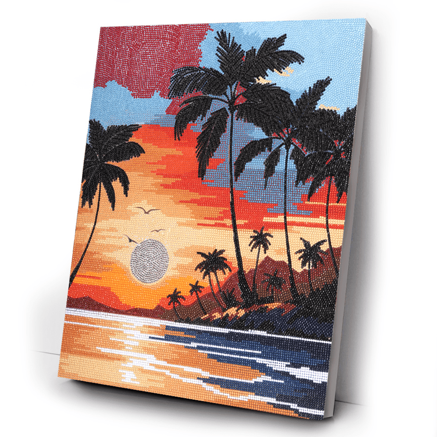 Sunset Dreams Crystal Art Canvas Kit 40x50 13