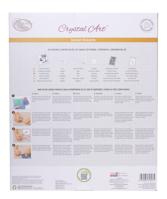 Sunset Dreams Crystal Art Canvas Kit 40x50 2