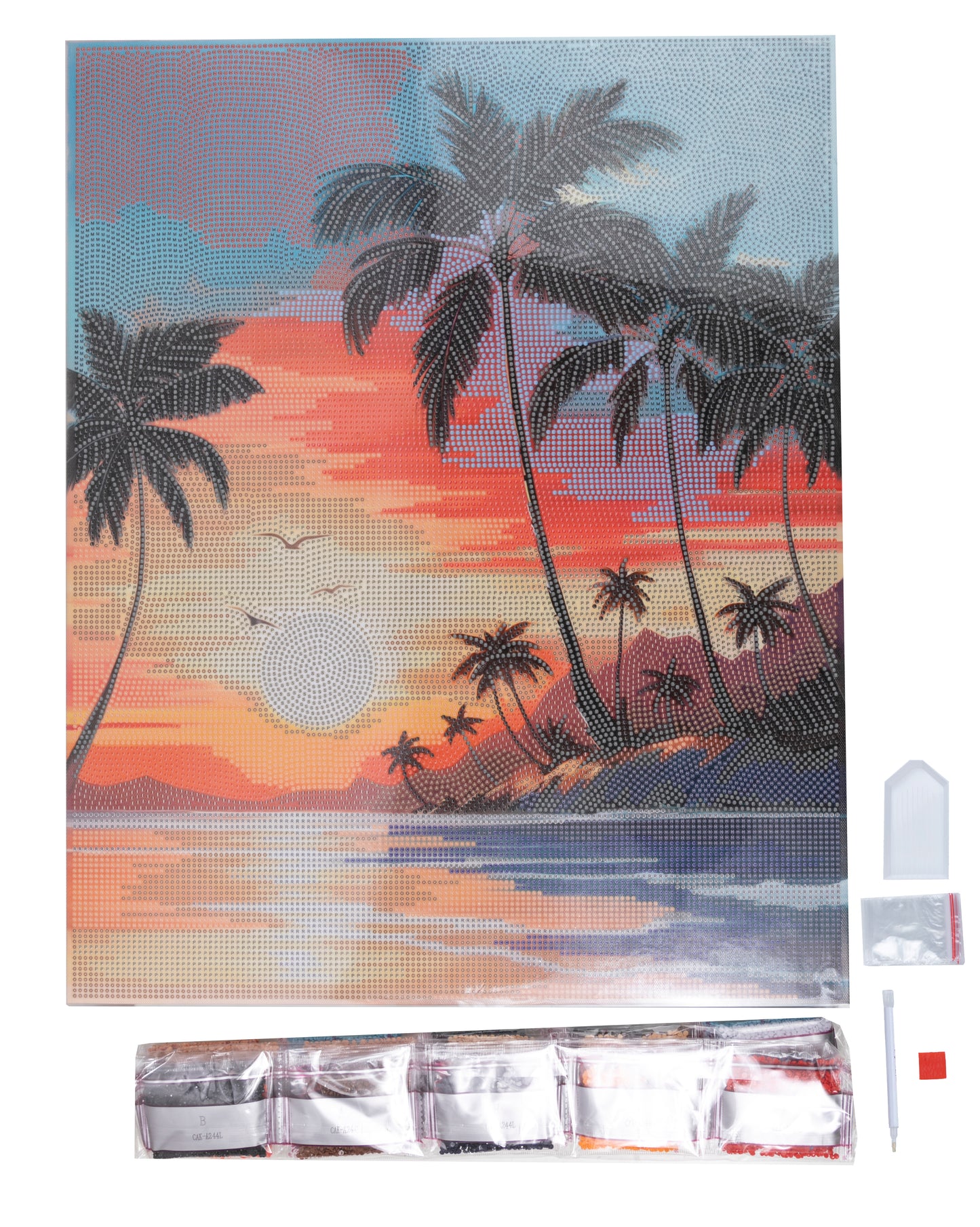 Sunset Dreams Crystal Art Canvas Kit 40x50 3