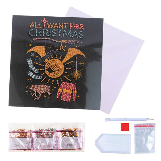 Harry Potter Crystal Art 18x18cm Greeting Card Bundle x 8