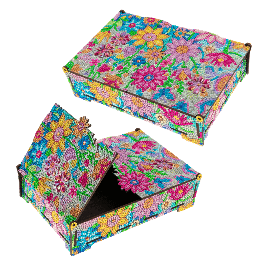 Secret Garden Crystal Art Jewellery Box Kit