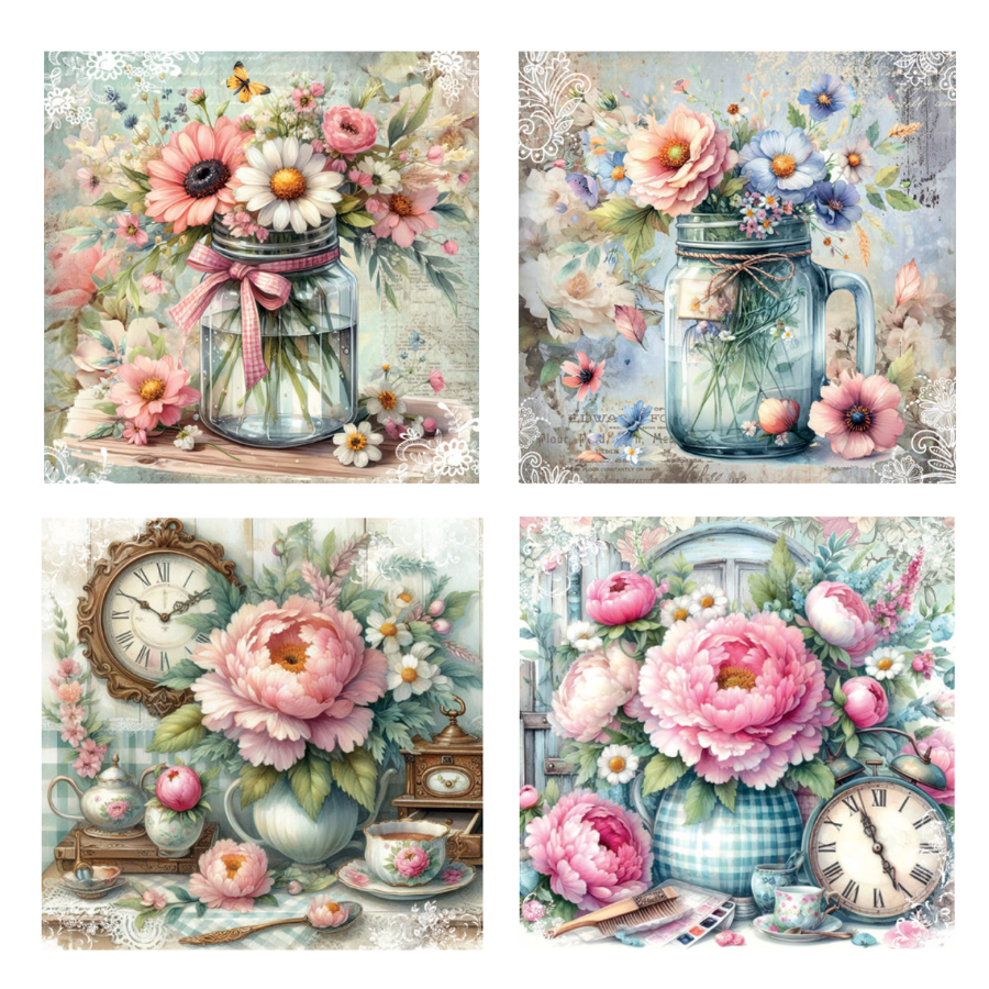 Vintage Summer Collection Card Making Kit x 24 Cards