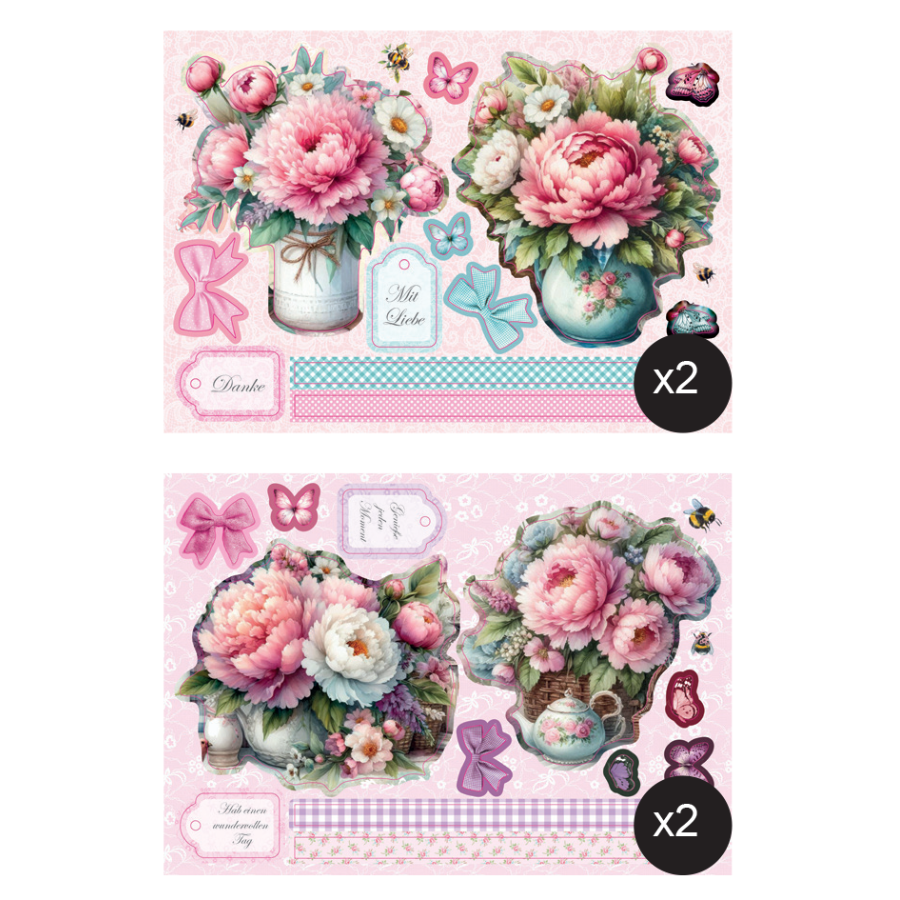 Vintage Summer Collection Card Making Kit x 24 Cards