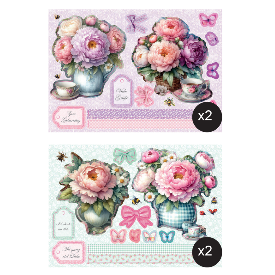 Vintage Summer Collection Card Making Kit x 24 Cards