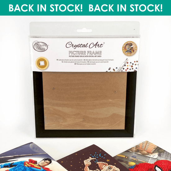 Crystal Art Card Frame - Black