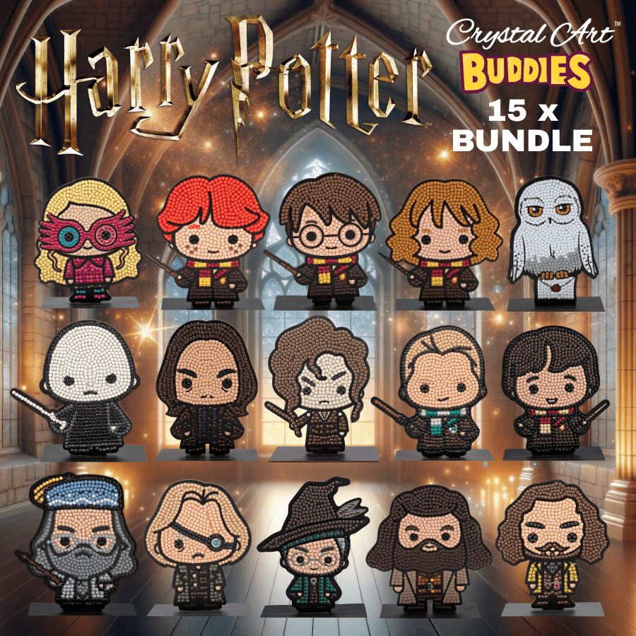 Harry Potter Crystal Art Buddies – Complete Bundle x15