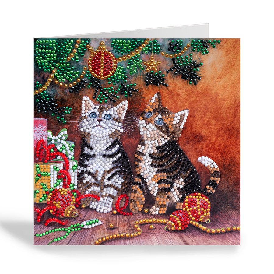 "Magic of Christmas" Crystal Art Card 18x18cm