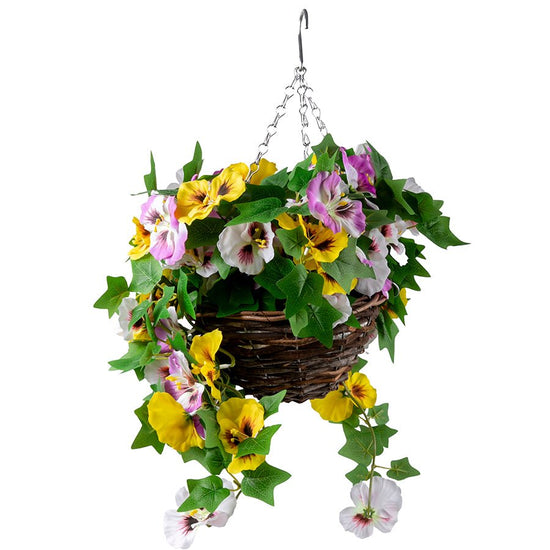 "Pansy" Forever Flowerz Hanging Basket Kit