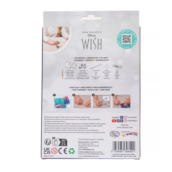 "Wish" Crystal Art Sparkle Scene back packaging